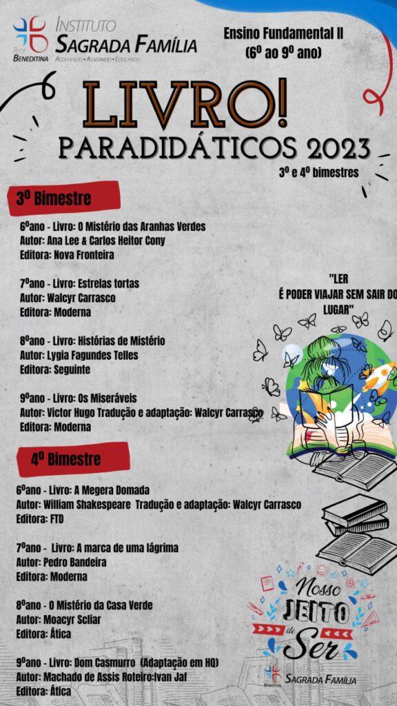 Livros paradidáticos_2023