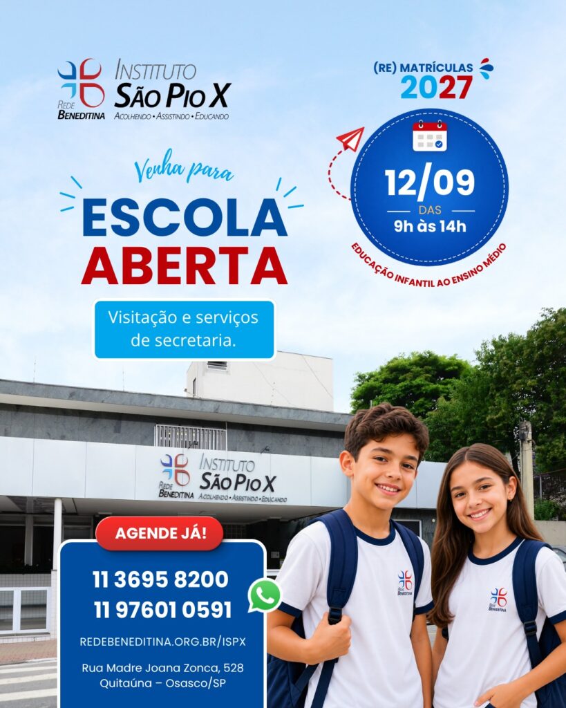 escola-aberta-set2026-instituto-sao-pio-x